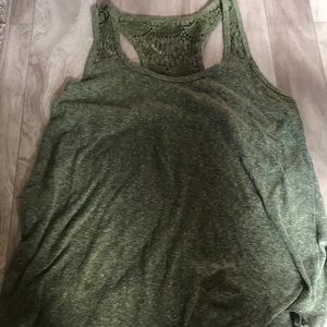 Green tank top